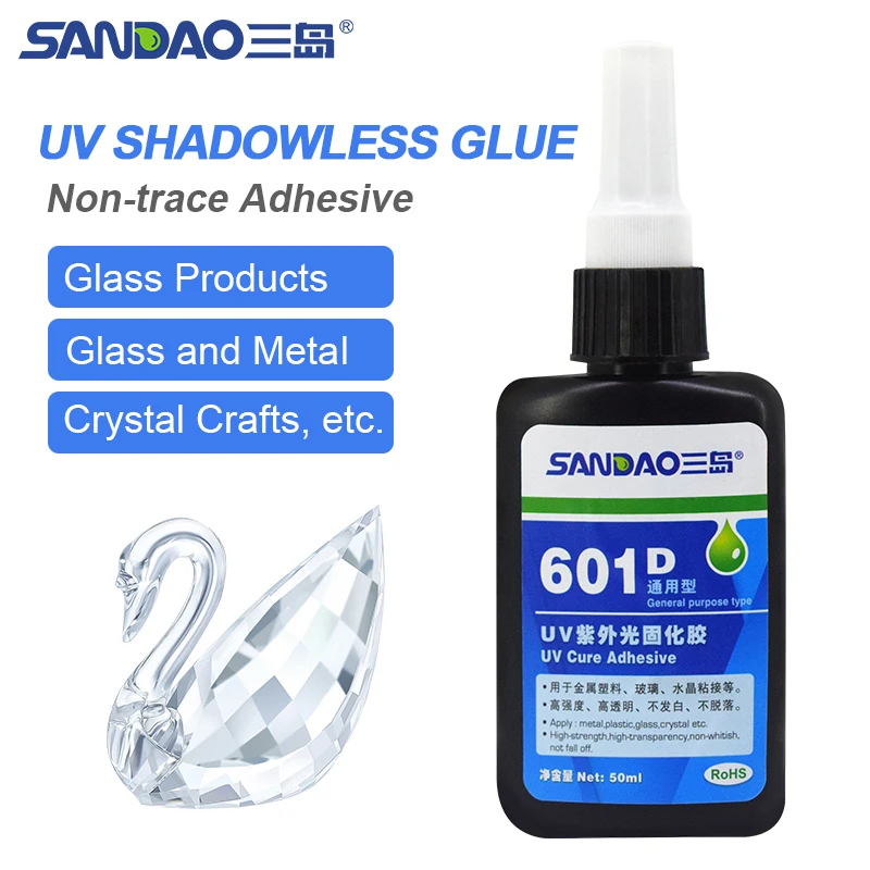 Good Quality Yellow Resistance Glass Metal Crystal Acrylic Jewelry Bonding UV Curing Resin Gel Glue Curable Adhesive