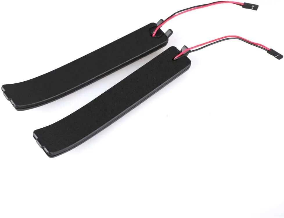 autodragons 2 X Replacement Amber Color Smoked Wing Mirror Dynamic Indicator LED Lights For F150 2015-2021 Mirror Turn Signals