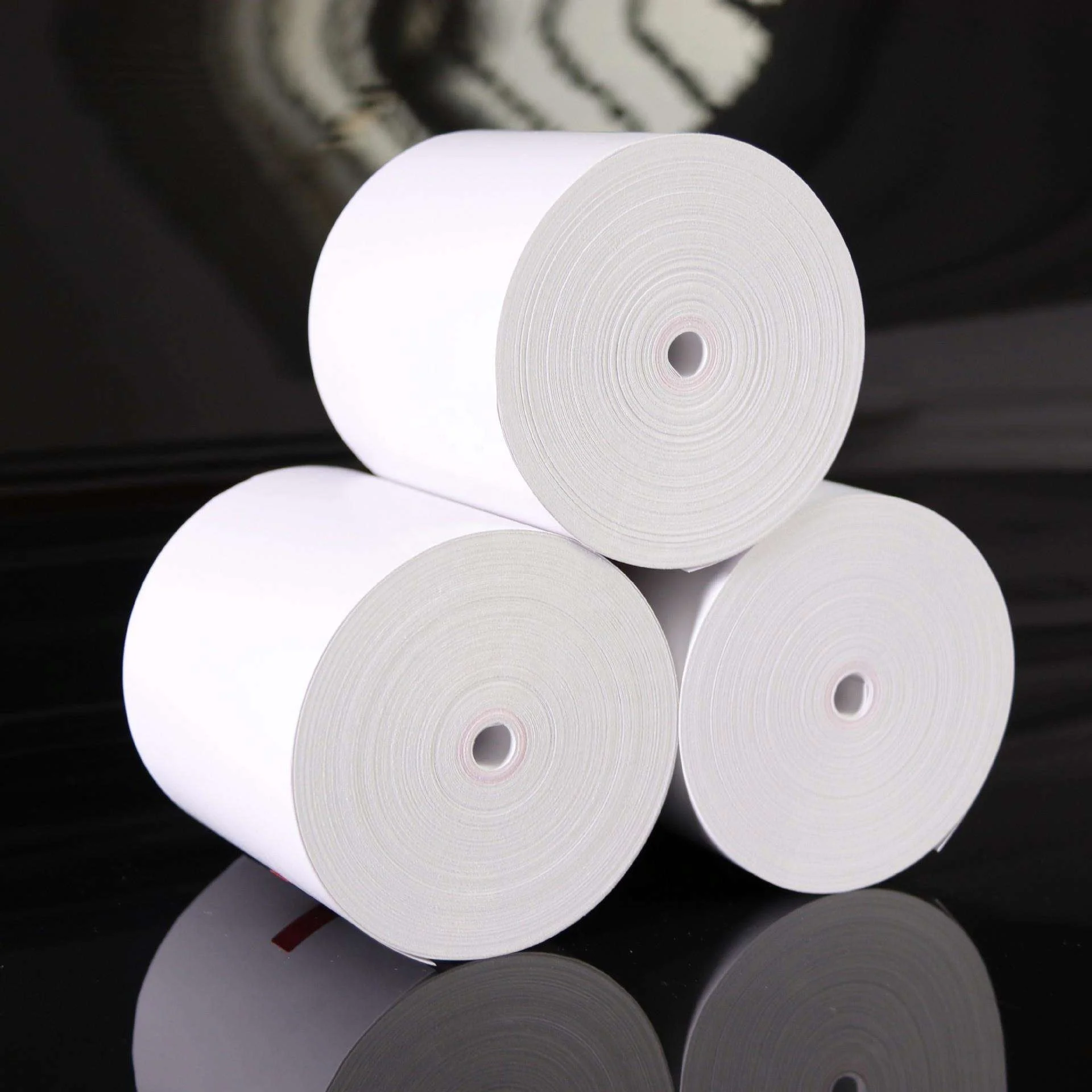 Satisfaction Guarantee Customized Plasticizer Resistant Oil Proof Direct Label Roll Thermal Paper For Receipt
