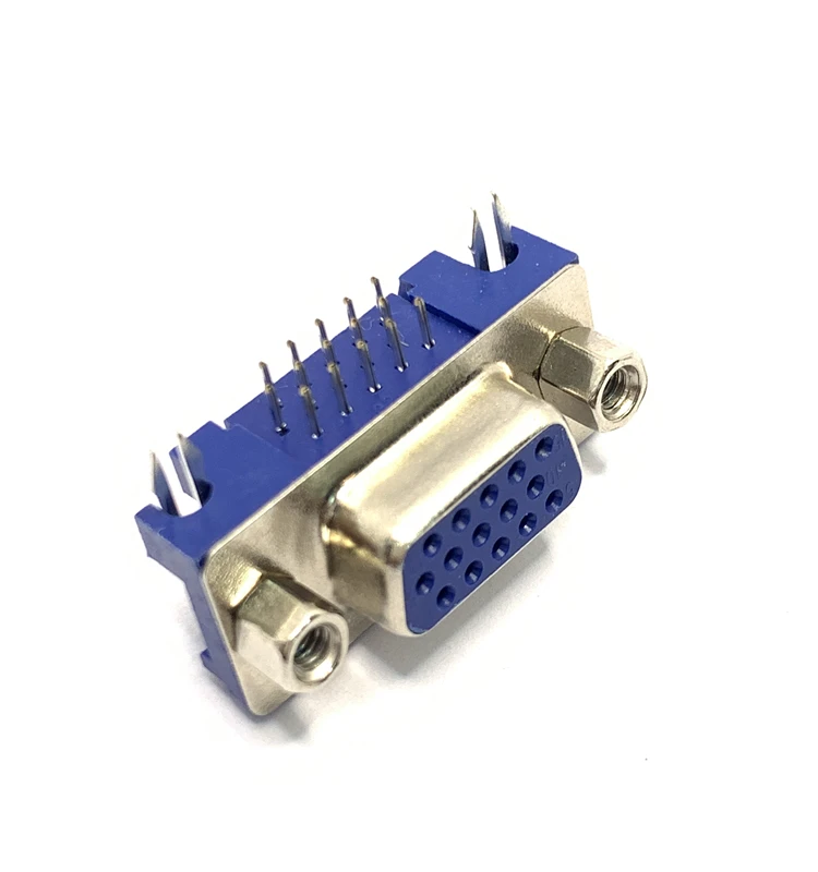 High Quality 3.08 three-row video stand VGA interface socket connector for laptop D-SUB audio and video socket 15pins