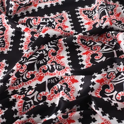 High Quality Woven Georgette Fabric Digital Prints 100% Organic Silk Fabric For Making Clothes