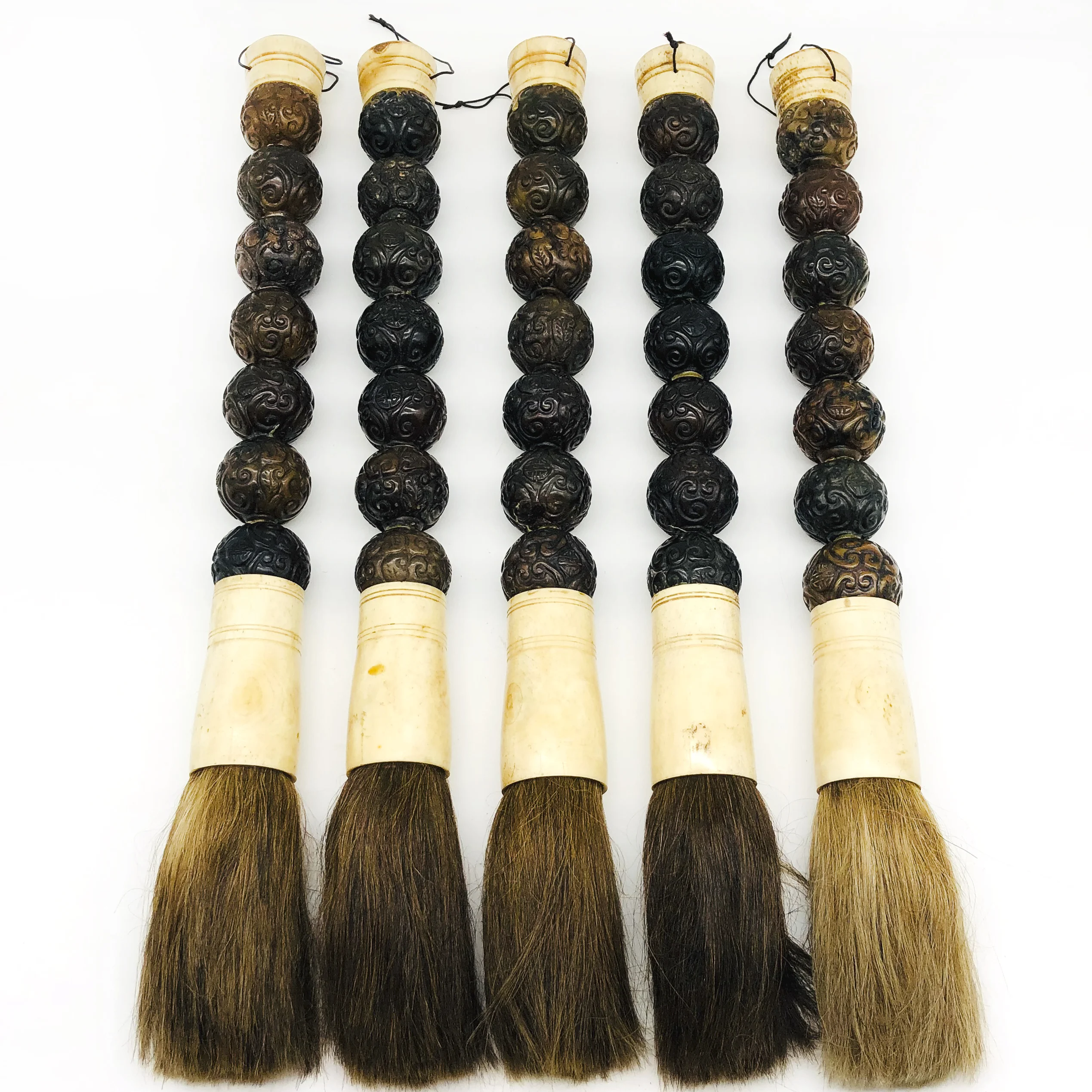 Нефритовая китайская кисть для письма, ручка-кисть для украшения дома