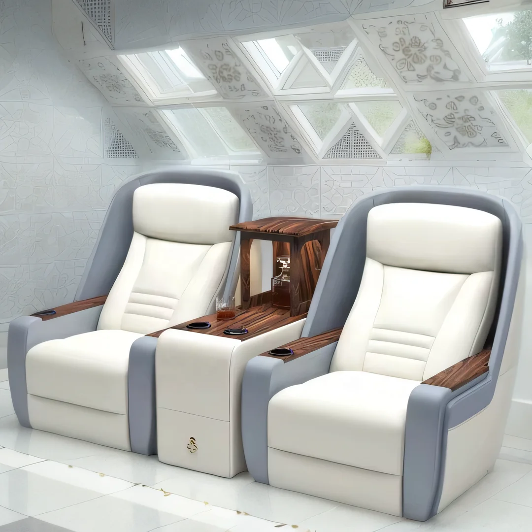 Luxury home theater microfiber fabric chair unique design best movie electric recliner seats living room theatre sofa for VIP