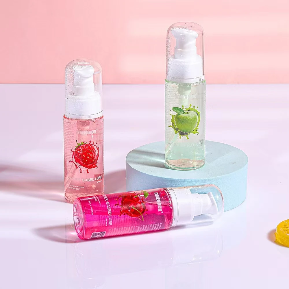 Factory Price 50ml Natural Flavor Edible Lubricant For Spa Massage Oral Gel OEM ODM Sterile Personal Fruit Lube