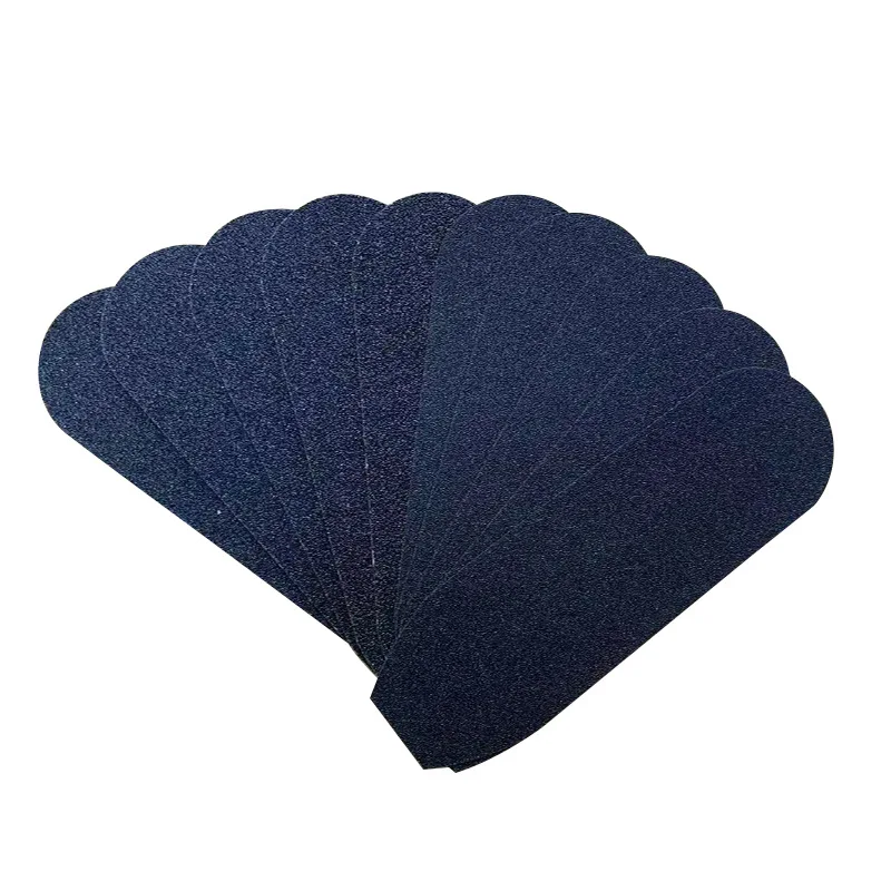 Self Adhesive Pedicure Tool Callus Remover Stainless Steel Metal Foot File Black Refill Replaceable Sanding Paper Pads Sandpaper