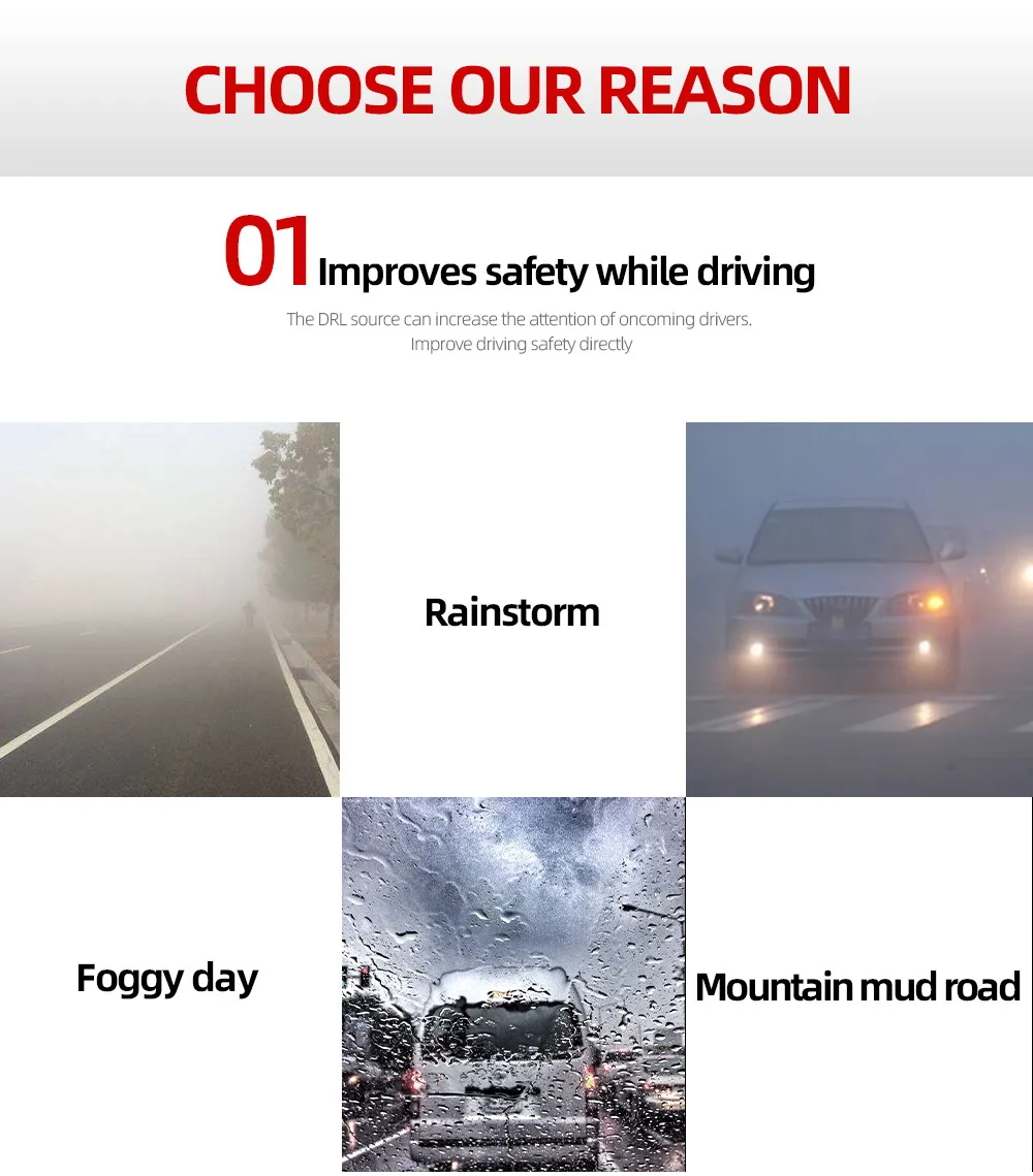 LED DRL Fog Light Fog Lights For Tesla Model 3 2017 2018 2019 2020 2021 Daytime Running Lights turn signal