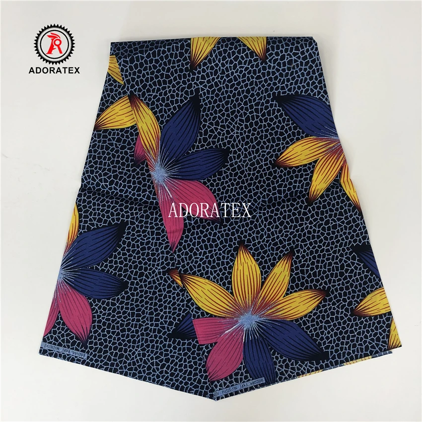 Новейшая простая африканская Нигерия анкарская ткань восковая печать Золотая восковая ткань