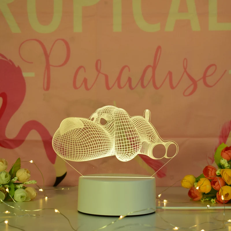 Design picture creative 3d night light acrylic lamp lovely gift lamp for children other lights lighting products