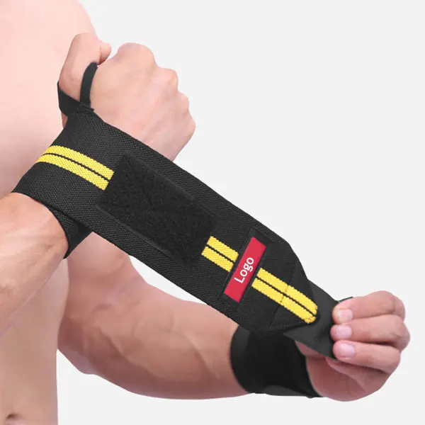 Custom Adjustable Body Building Gym Fitness powerlift Wristband Training Support Straps Belt Workout Weightlifting Wrist Wraps