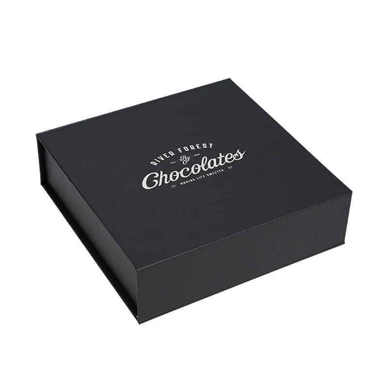 Chocolate wedding favors luxury boxes customized logo sweet candy dividers gift packaging magnetic box cushion