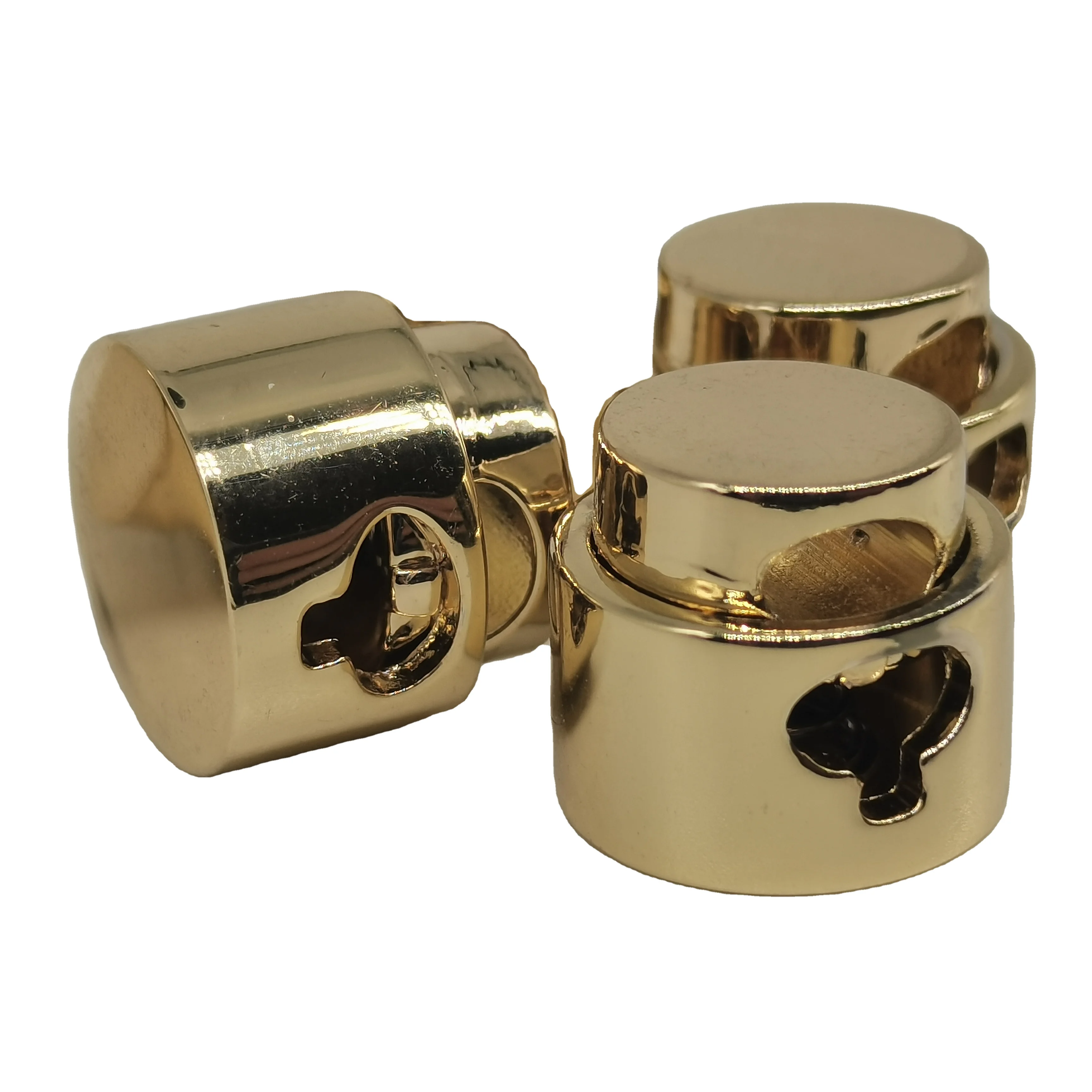 High Quality Spring Loaded Round Toggle Stopper Cord Locks End