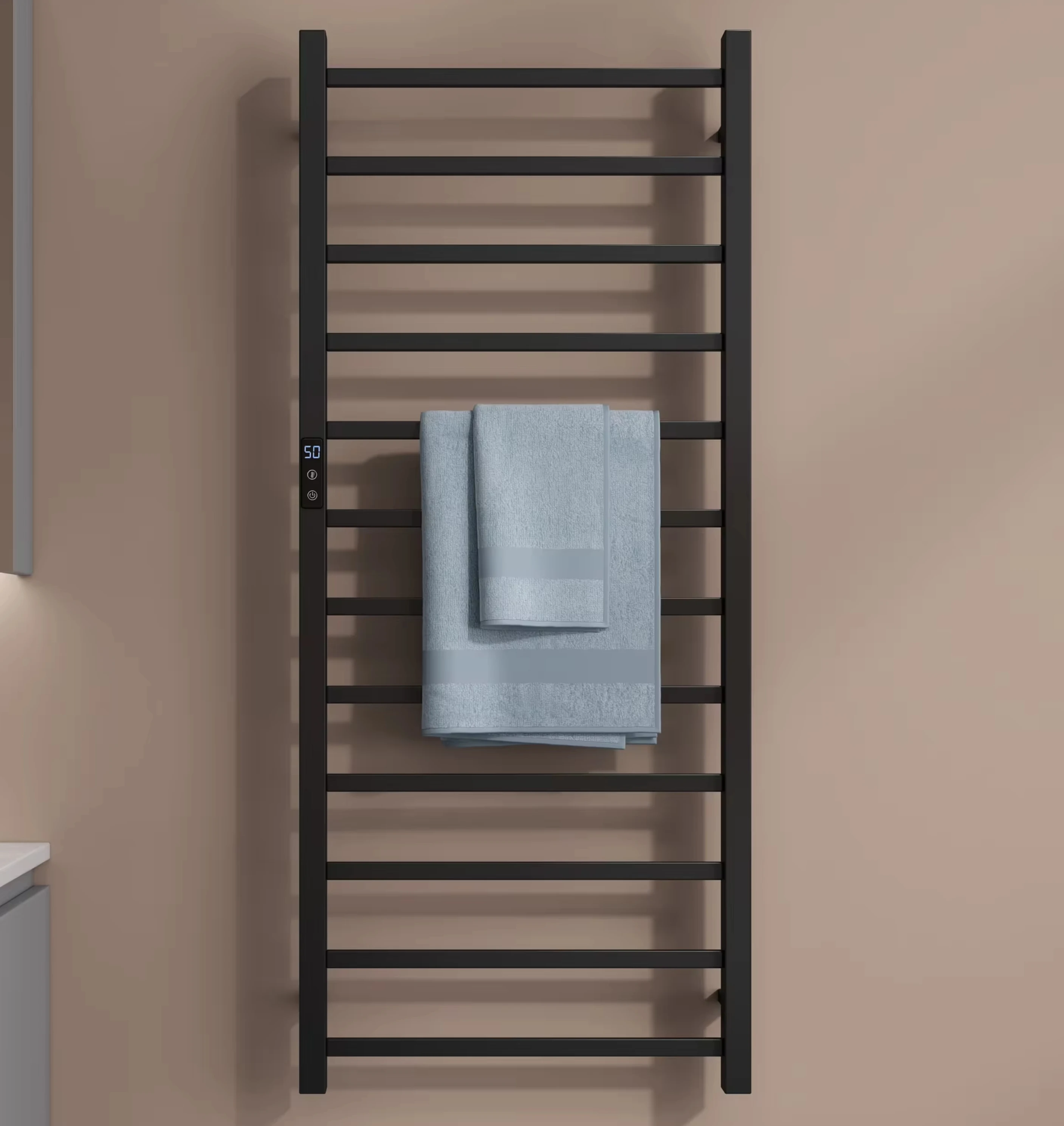 Современная настенная вешалка для полотенец