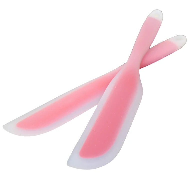 Manufacturer Supplier Kitchen Makeup Spatula Silicone 304 stainless steel handle