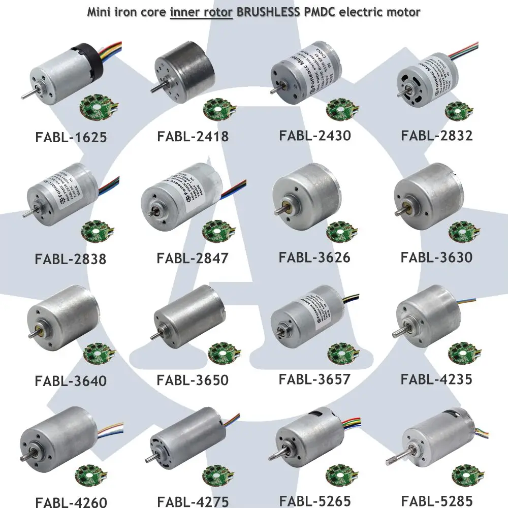 cylindrical compact bldc motor with inner rotor structure with integrated internal driver of great lifetime and reasonable price