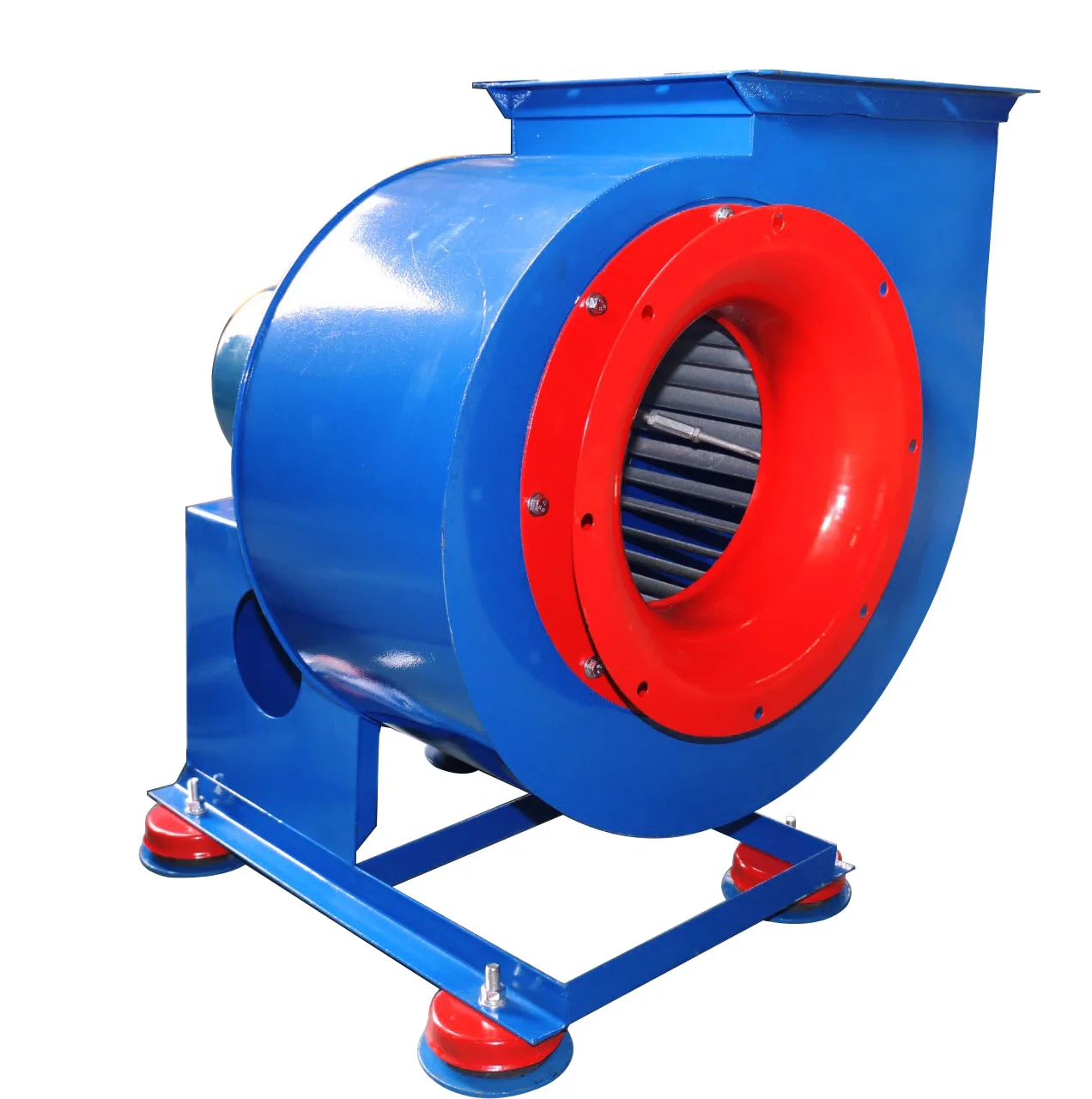 Energy saving 960rpm 3kw 6pole motor commercial kitchen hood centrifugal exhaust fan ventilation