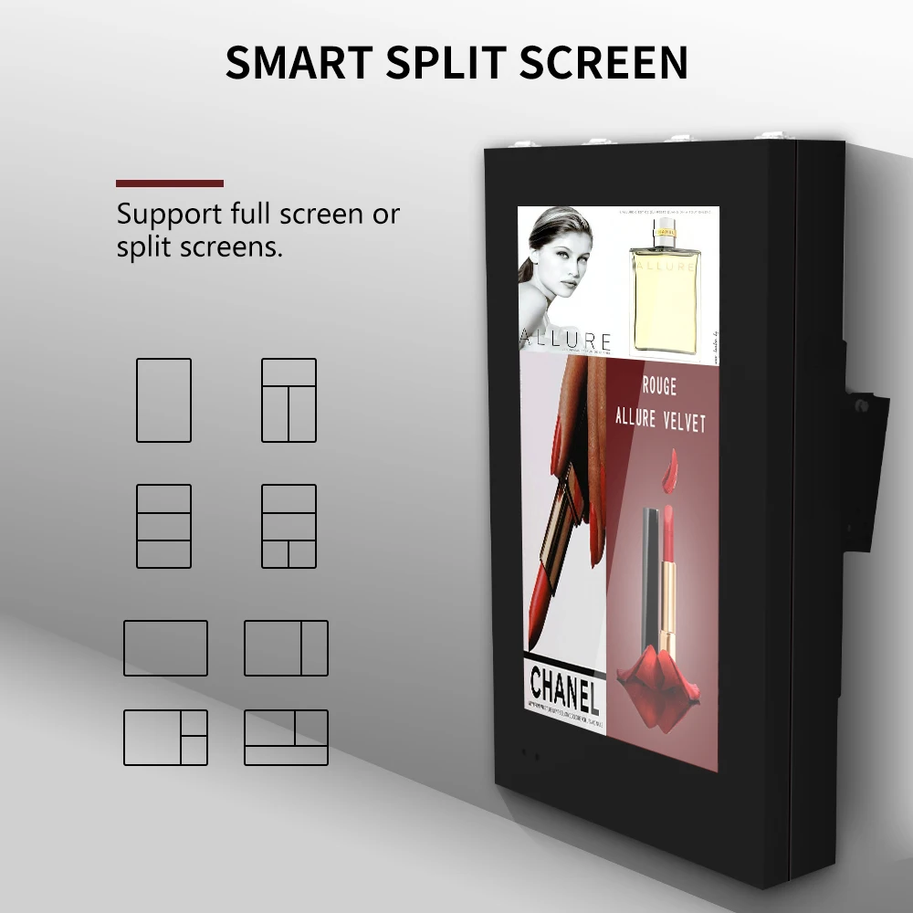 Best Selling Wall Mount 1920*1080 32 Inch LCD Advertising Digital Signage Waterproof IP65 Wifi 4K LCD Totem Kiosk Display Screen