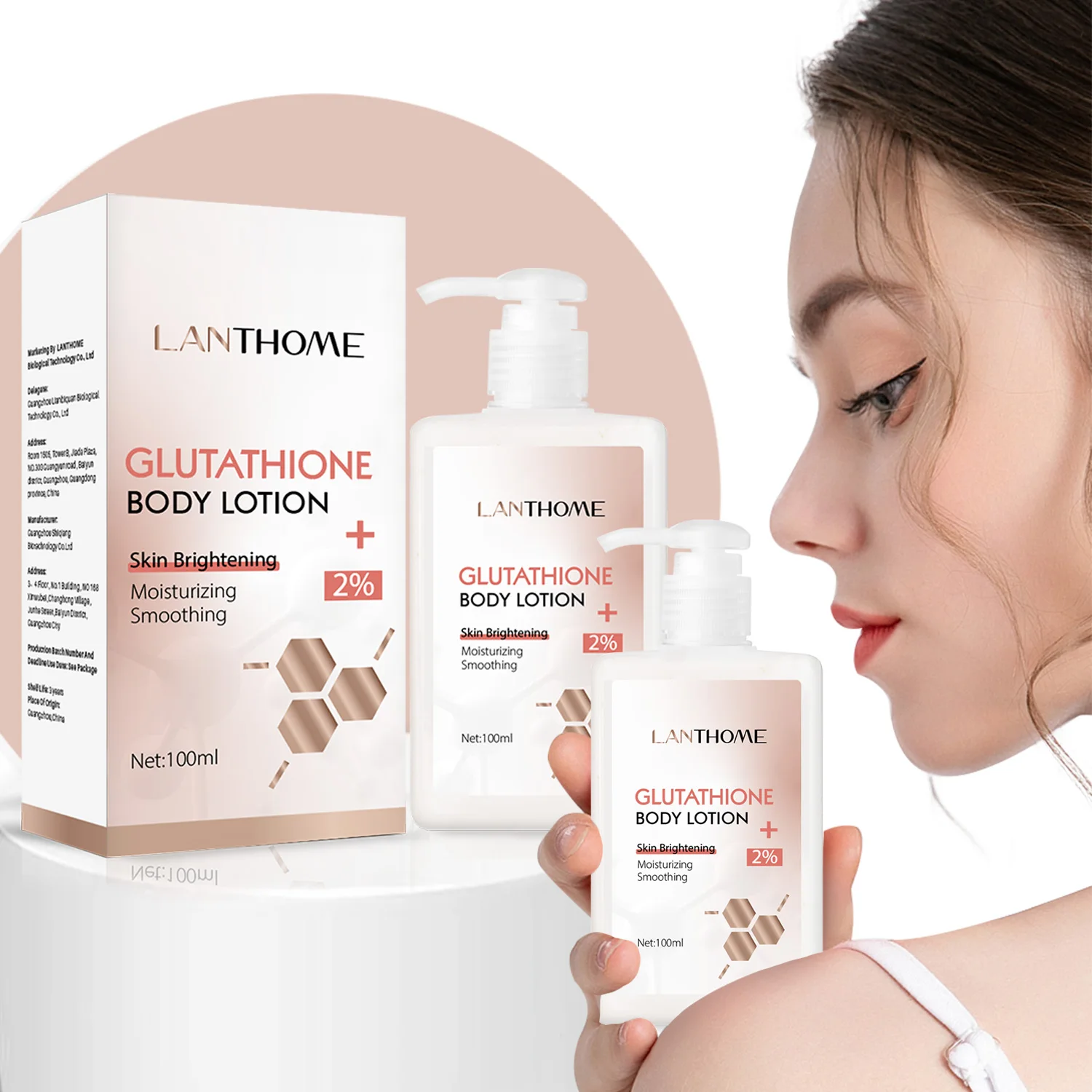 Dark Skin Bleaching Cream Skin Lightening Organic Best Glutathione Skin Whitening Body Lotion