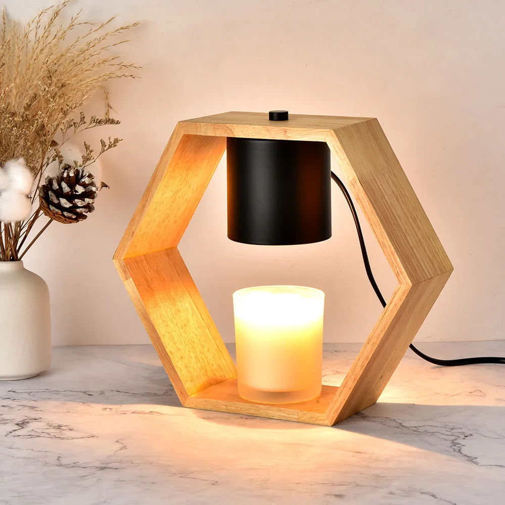 Dimmable Wax Melt Burner Aromatherapy candle warmer lamp for home decor table warmering night light