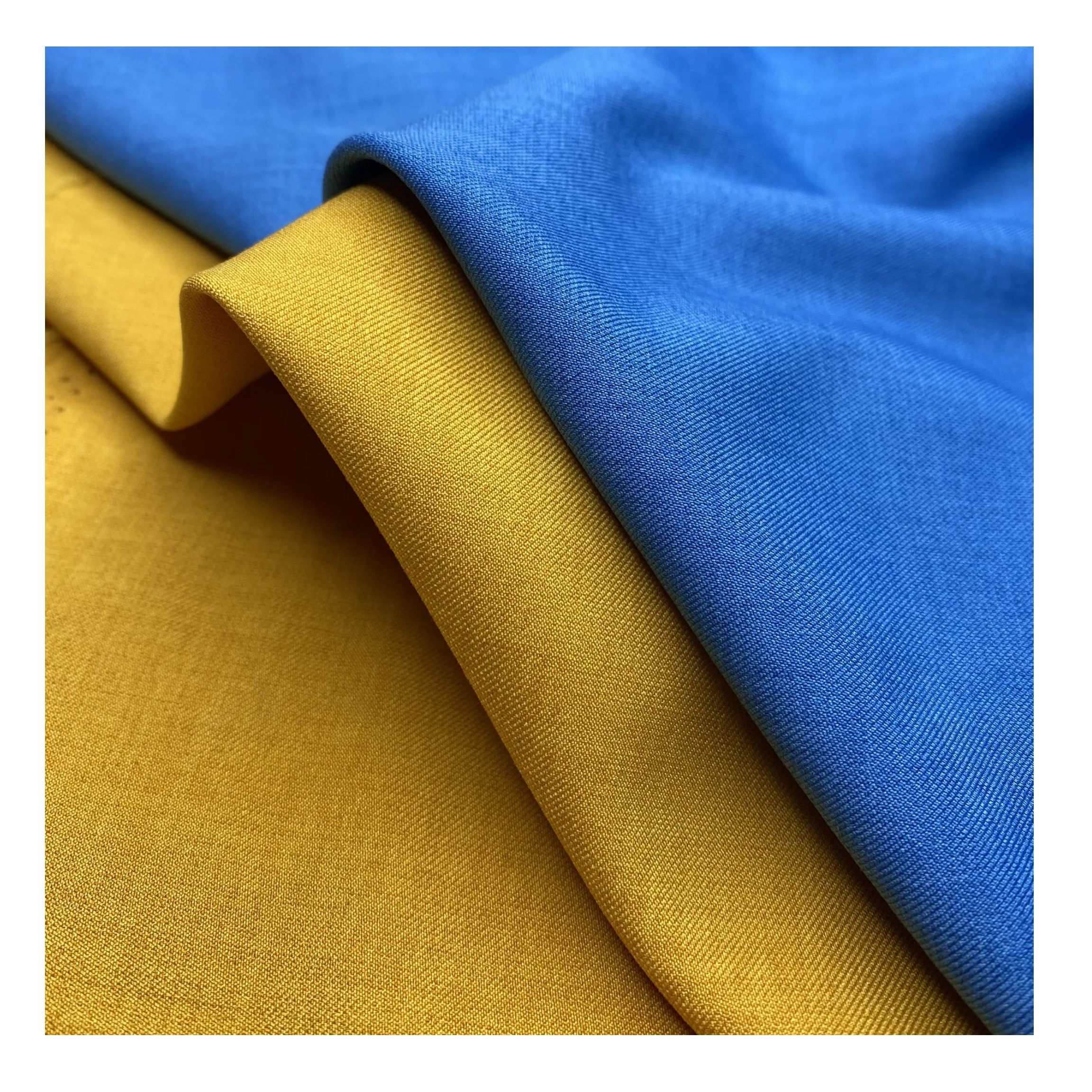 100%polyester Lolis crepe  Poly Linen Fabric 125gsm Twill Air Flow lolis Fabric