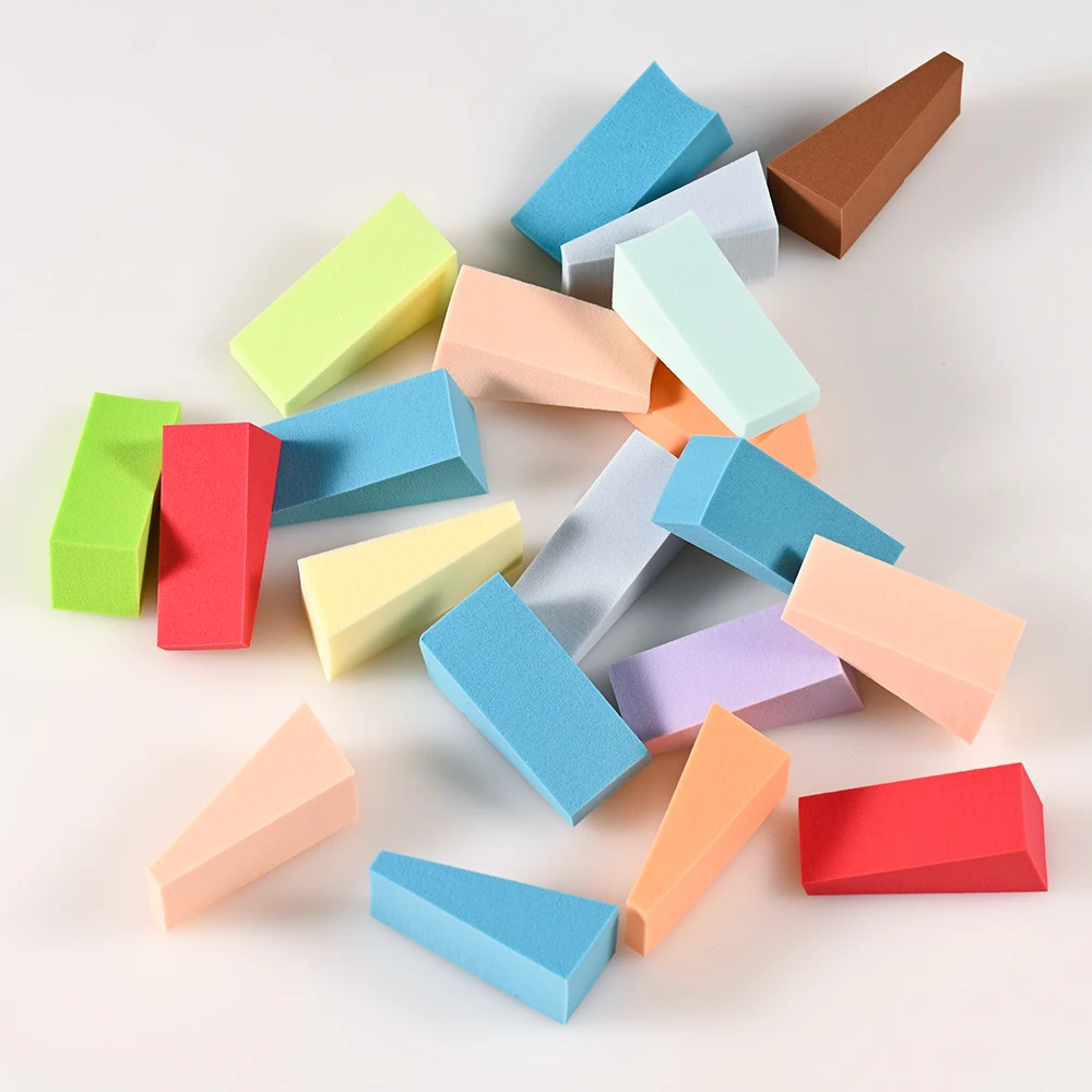 50pcs/Bag Soft Nail Art Sponges Gradient Stamper Tools Color Fade Painting Manicure Makeup DIY Nail Sponge Brush Accessories
