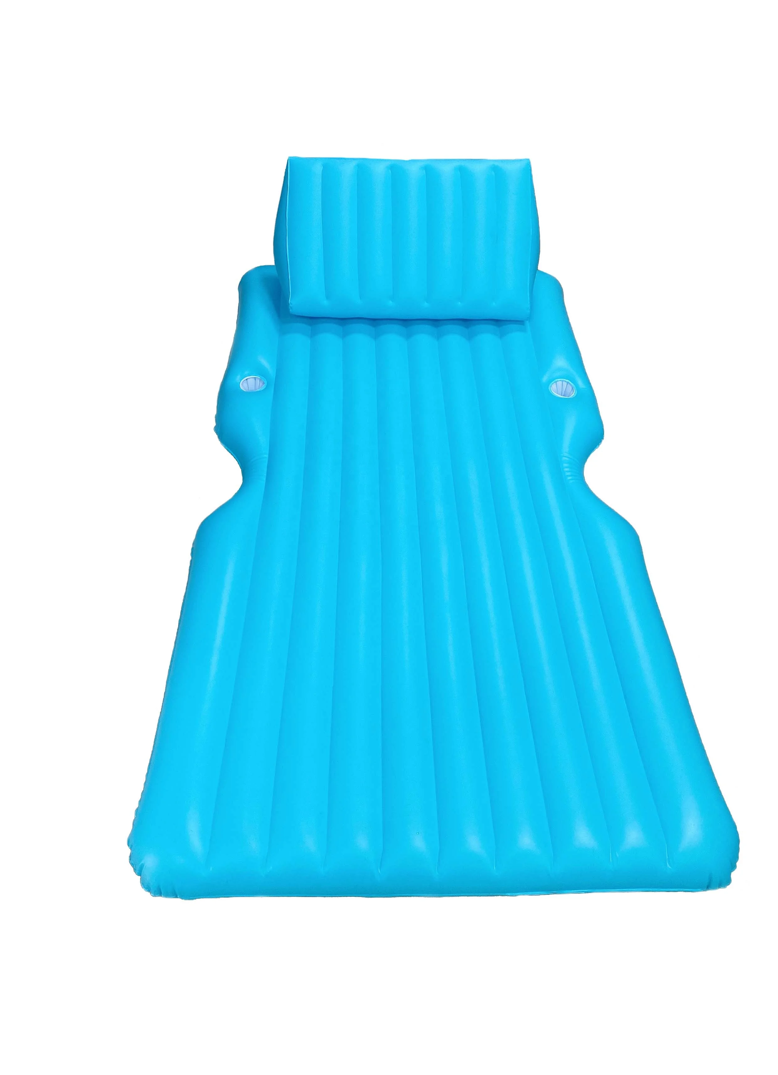 Custom Inflatable Air Beach Mattress Pool Boat inflatable float pool lounge chair for adults