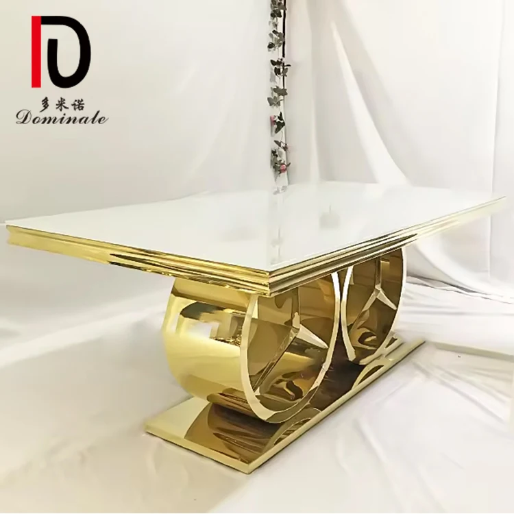factory wholesale luxury customized color and size wedding banquet table modern dinig table