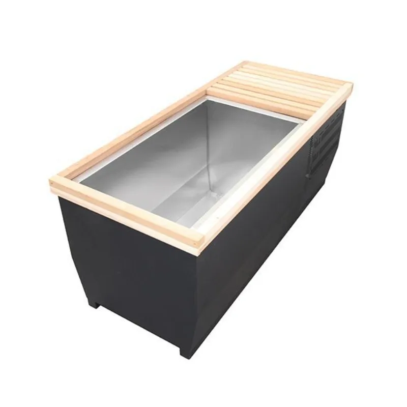 outdoor  Wood Sauna Bucket Ice Barrel Tub Bath And Ice Bathtub  portable ice bath tub