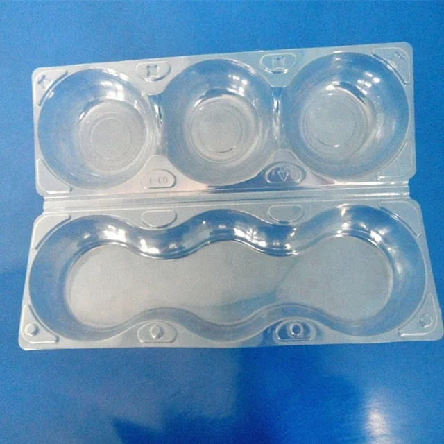  customized fruit shaped plastic clamshell blister packing box for 4 pcs