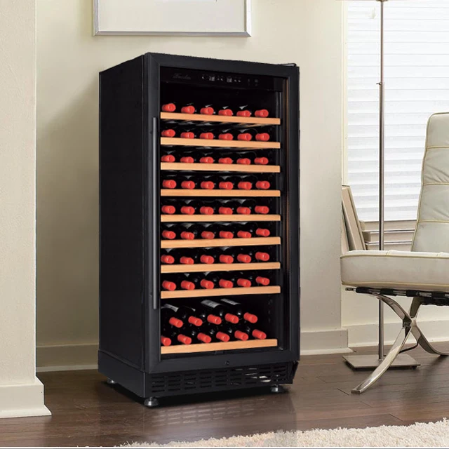 Bacchus Commercial Wine Cooler Cabinet 188L 72 bottle Wine Cooler for Sale Compressor Cooling Wine Cooler Refrigerator