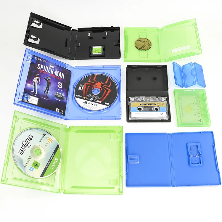 YUZMEI Plastic XBOX 360 2-CD 1-CD Box XBOX ONE Game Case PSP UMD PS2 3 4 5 Game Case Wii N64 DS 3DS Game Case For Sony