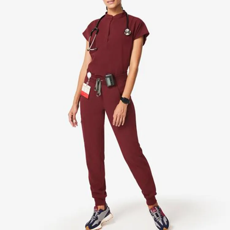 Стильные модные высококачественные штаны для бега, современный женский комплект униформы для медсестры
