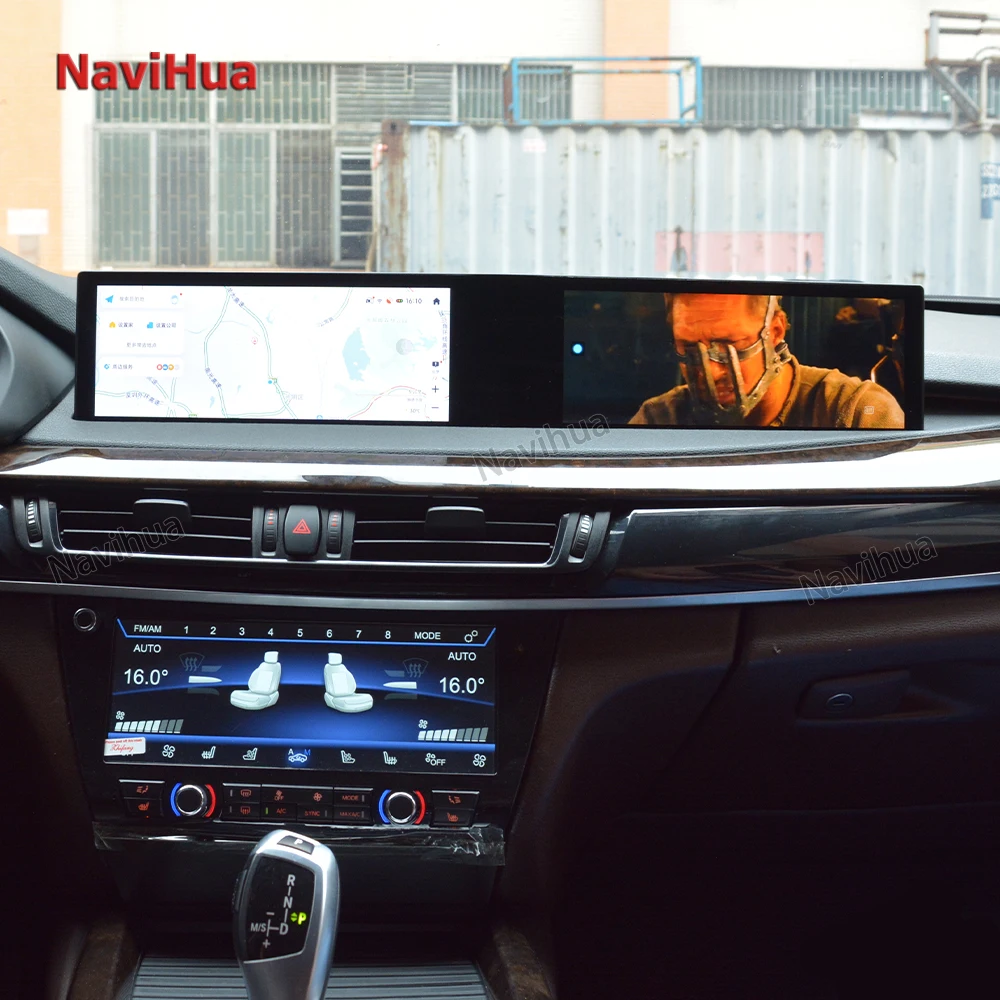 Navihua Car DVD Screen For BMW X5 X6 F15 F16 2014-2017 NBT System Multimedia System Carplay Android Auto GPS Navigation Radio