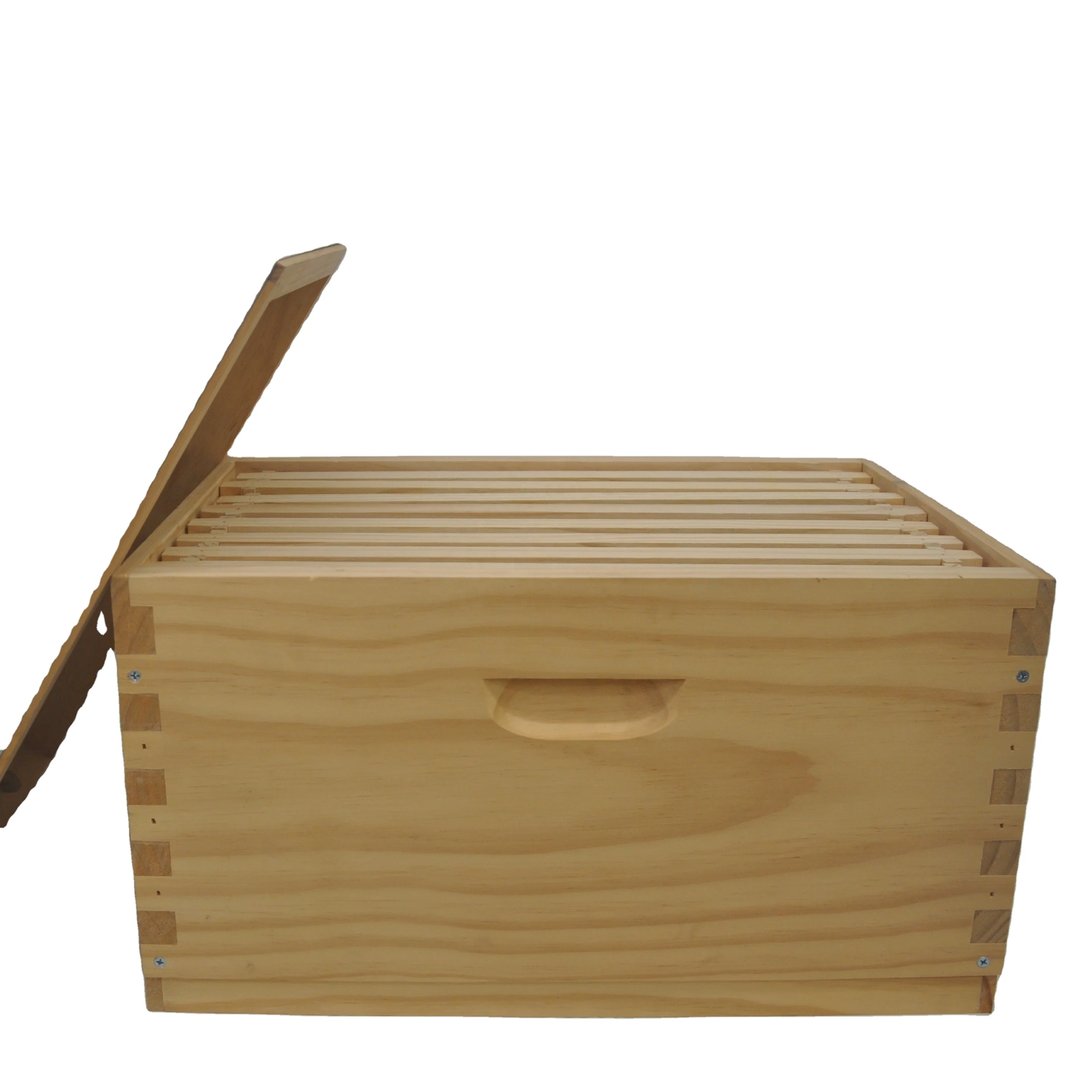 
Langstroth hot sale beehive box with wooden beehive made with China fir for custom beehives 