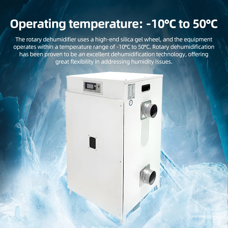 Energy-efficient Portable Desiccant Rotor Dehumidifier Dehumidification Technology Relative Humidity  Control