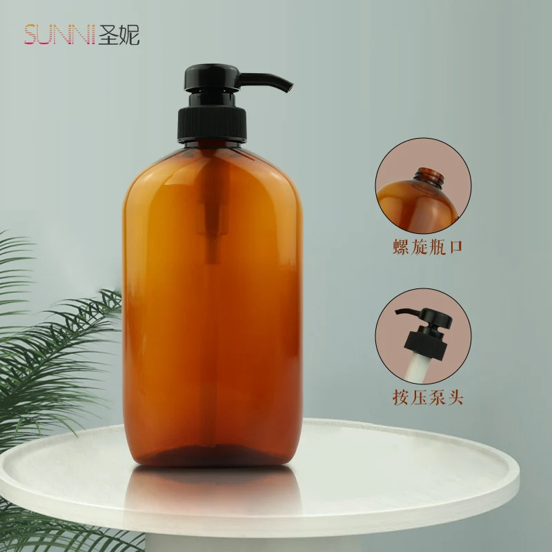 
600 ml Plastic bottle horse oil shampoo for hair conditioner 