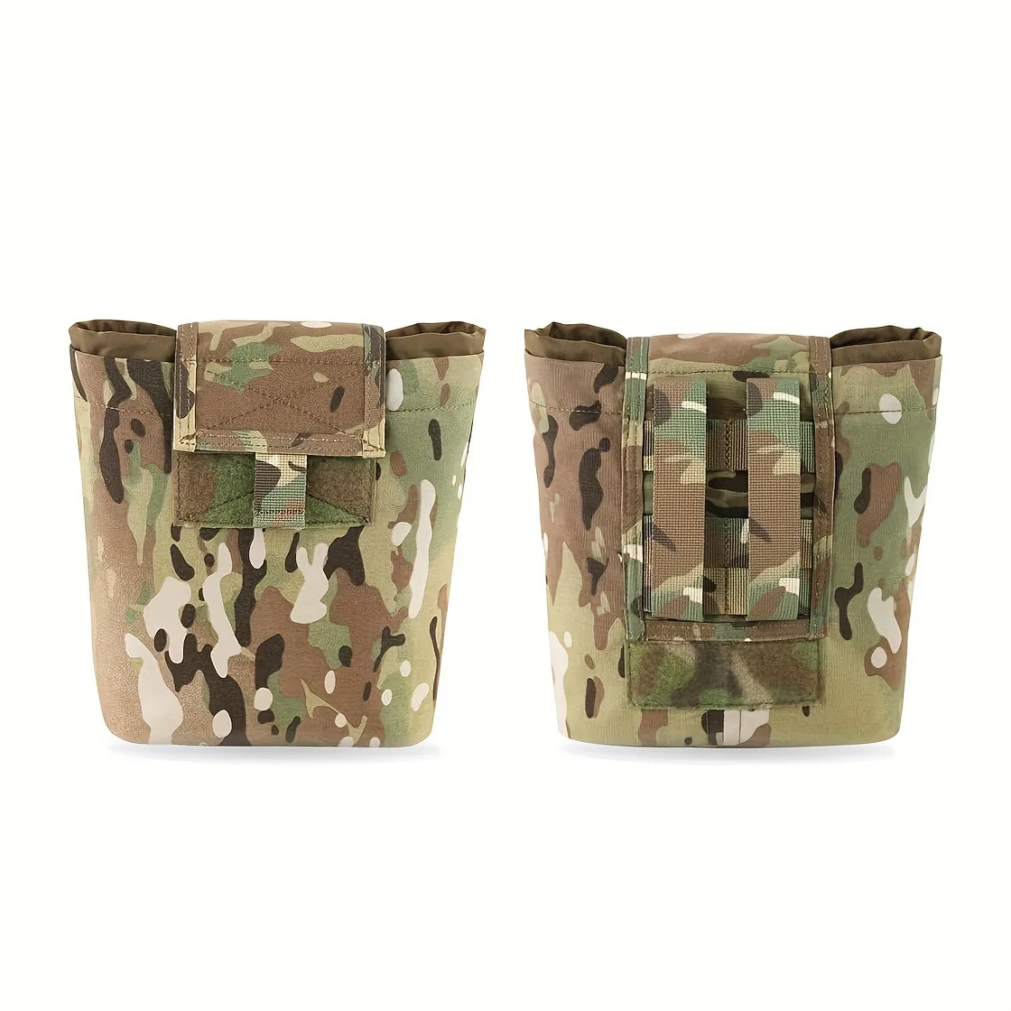 Tactical Hunting EDC Foldable Mag Bag Recovery Molle Ammo Dump Magazine Pouch Accessory Bag