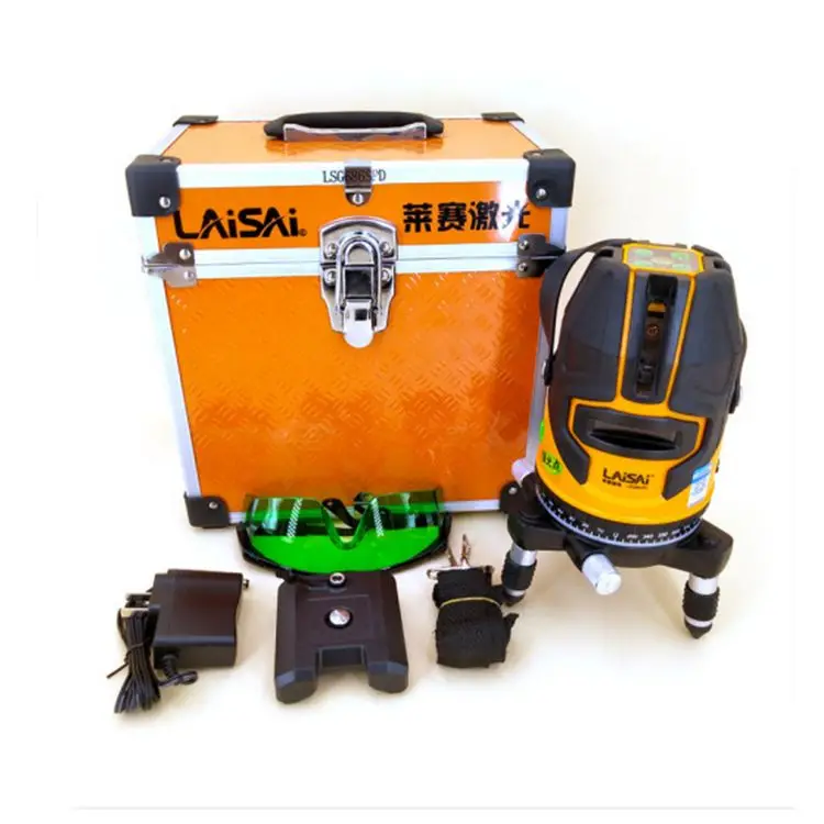 China Wholesale Green 5-Line Laser Level Industrial Measuring Equipment 515nm Laser Wavelength Laser Levels