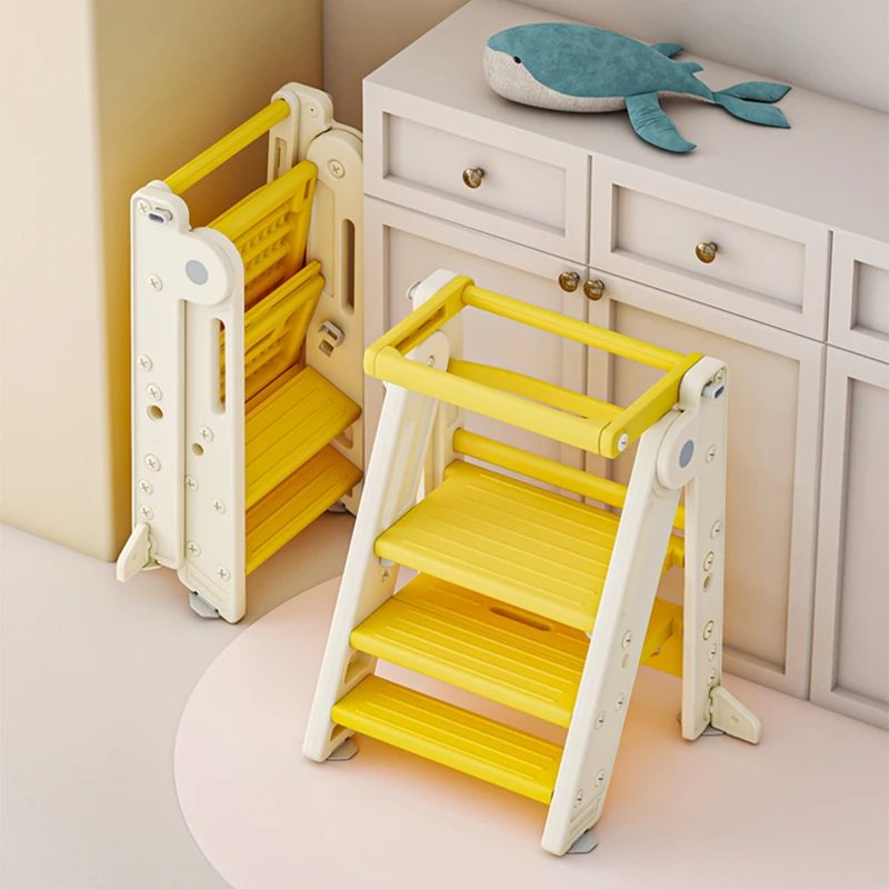 Foldable Learning Tower Hand Washing And Tooth Brushing Steps Kids Learning Tower Hdpe Learning Tower Kitchen Helper