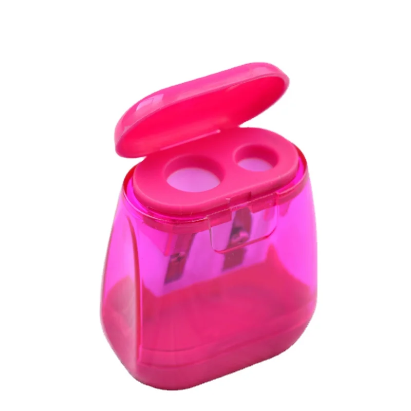 Plastic Colorful Manual Auto Office Pencil Sharpener