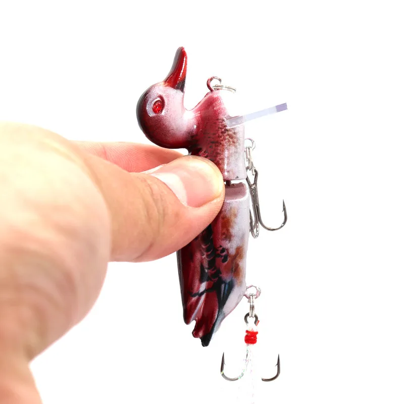 manufacturer wholesale plastic ribbon duck segmented hard fishing lure bait