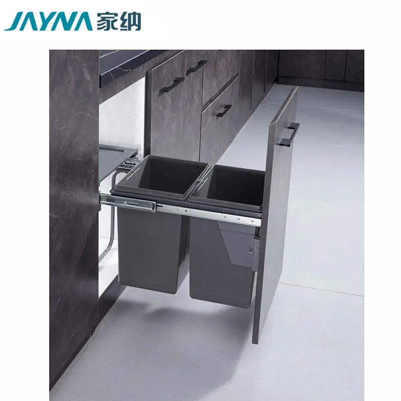 Пластиковая Высококачественная мусорная корзина 20 л, мусорная корзина для кухни с мягким закрывающим горлышком