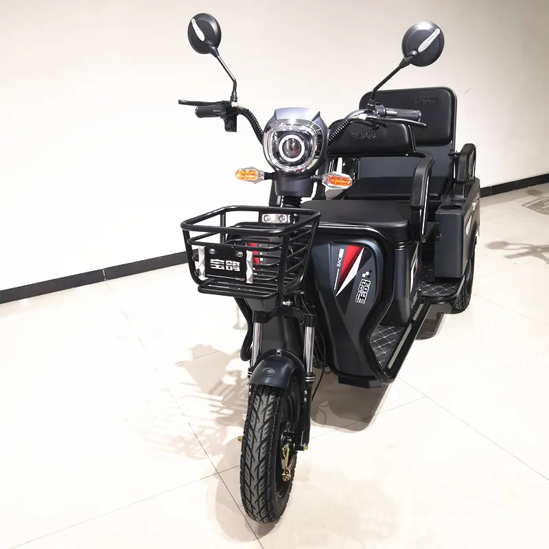 china new designed folding electric tricycles electric bicycle with three wheel for disablity