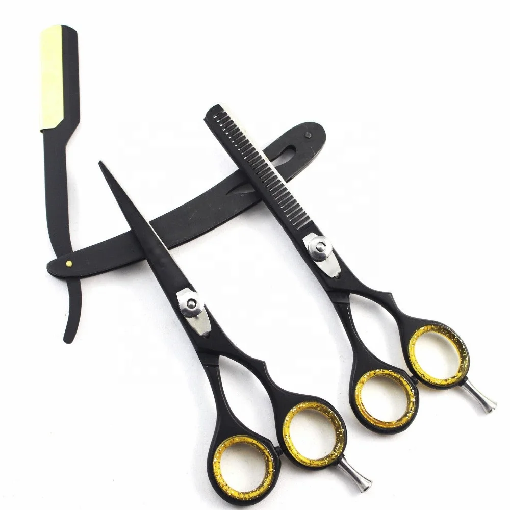 4pcs set Salon Barber Hair Cutting Thinning Scissors Shears Hairdressing
