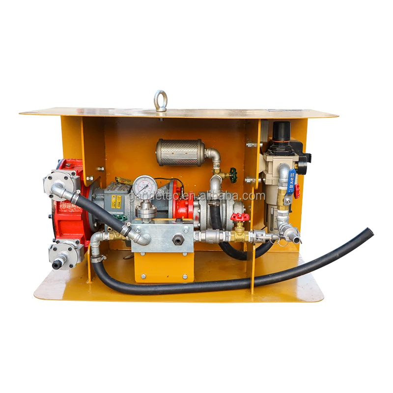 4kw Air motor driven automatic regulation 100-600L/h admixture dosing unit for dry and wet spraying