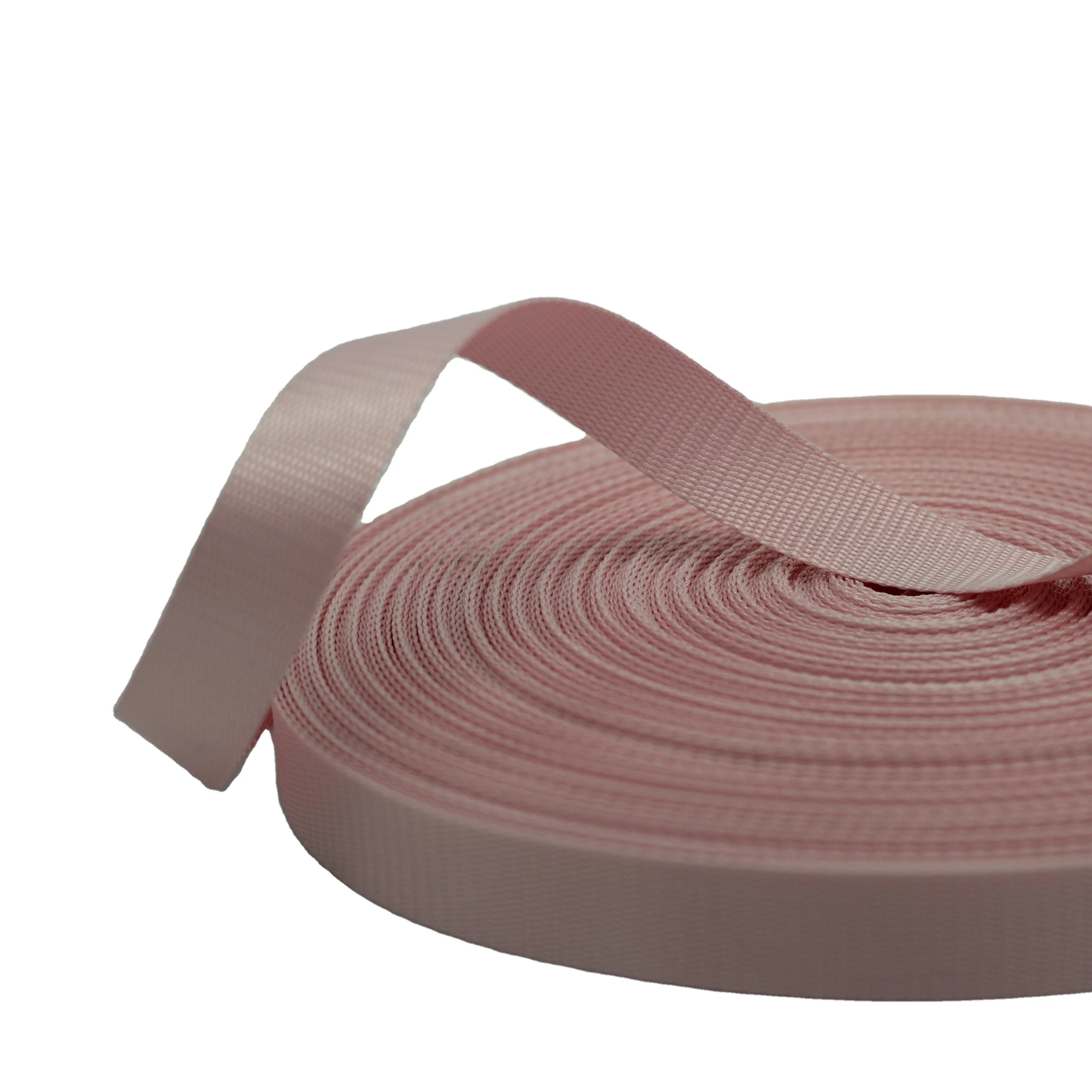 Wholesale Polyester Webbing Tape imitation nylon Thicken Polyester ribbon binding belt