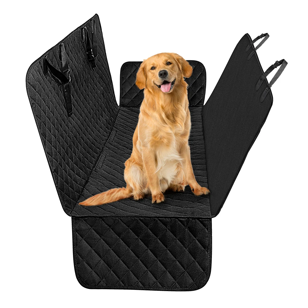 Dog Waterproof Car Seat Cover Hammock 600D Heavy Duty Scratch Proof Nonslip Pet BackSeat Covers for Cars Trucks and SUVs
