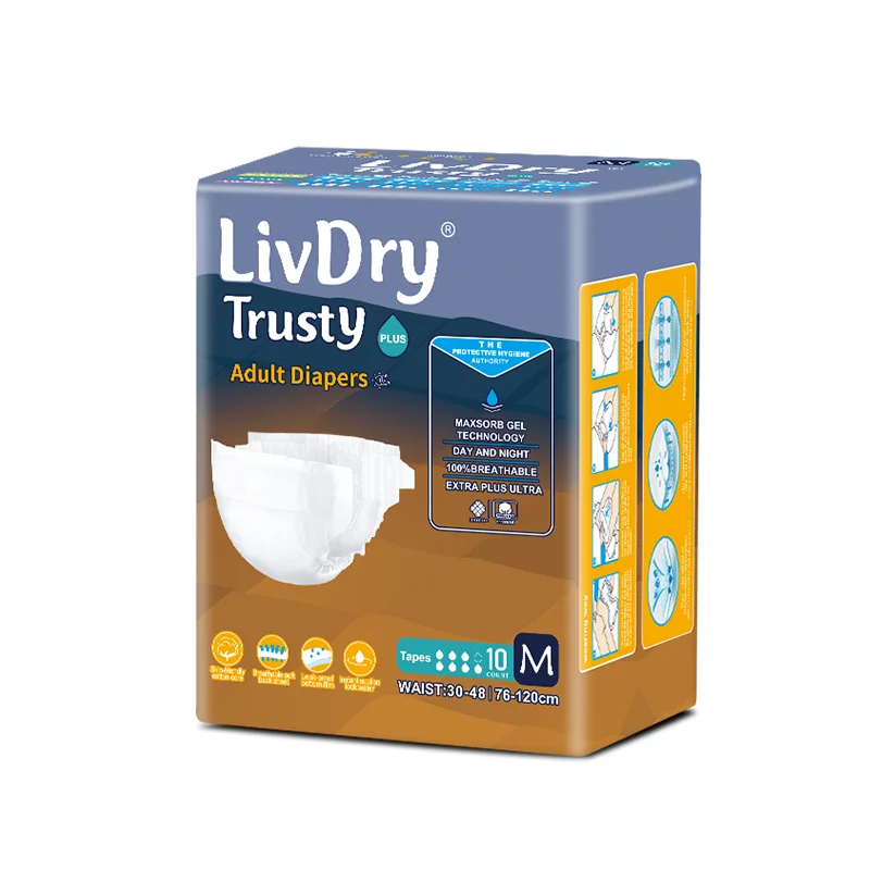 Ultra Thick High Absorbency Adult Diapers Manufacturer Free Sample Cheap Price Adult Diapers For Men