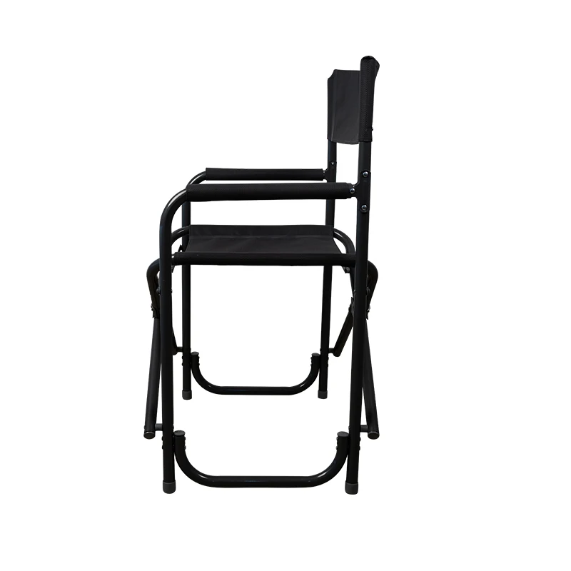 In Stock Outdoor Teslin Beach Chair Artist Aluminum Makeup Chair Portable Salon Director Foldable Hairdressing Chair