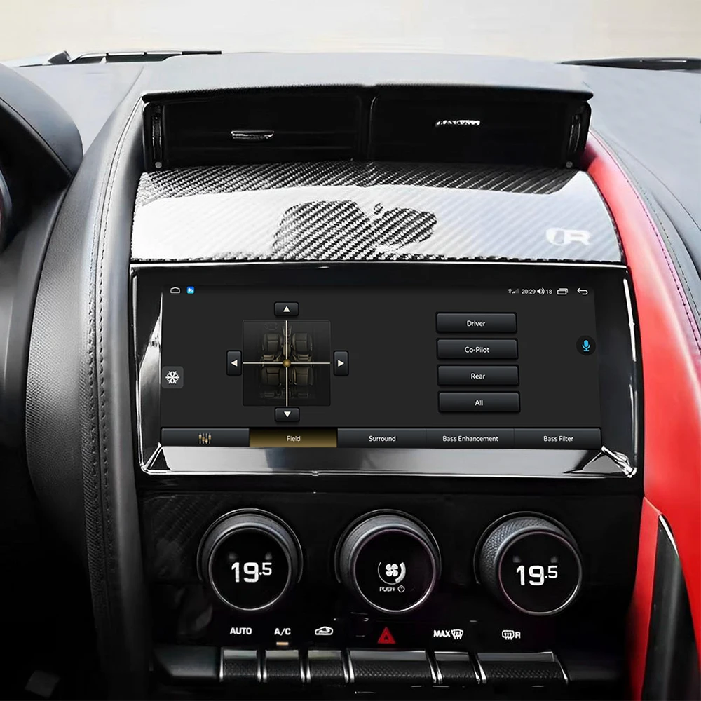 10.25' Carplay For Jaguar F-TYPE 2012-2015 Android 13 Car Stereo Multimedia Player GPS Wireless Auto Wireless HD Tonch Screen