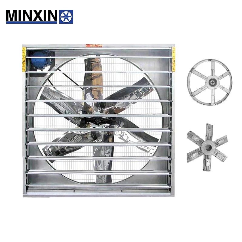Small Silent Impeller Centrifugal Blower Exhaust Fan with Ventilation for Poultry House Chicken Box Fan 50